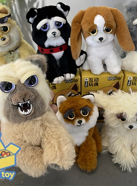 美国Feisty Pets正版变脸玩偶公仔犬仔系列盲盒可爱玩具挂件礼物