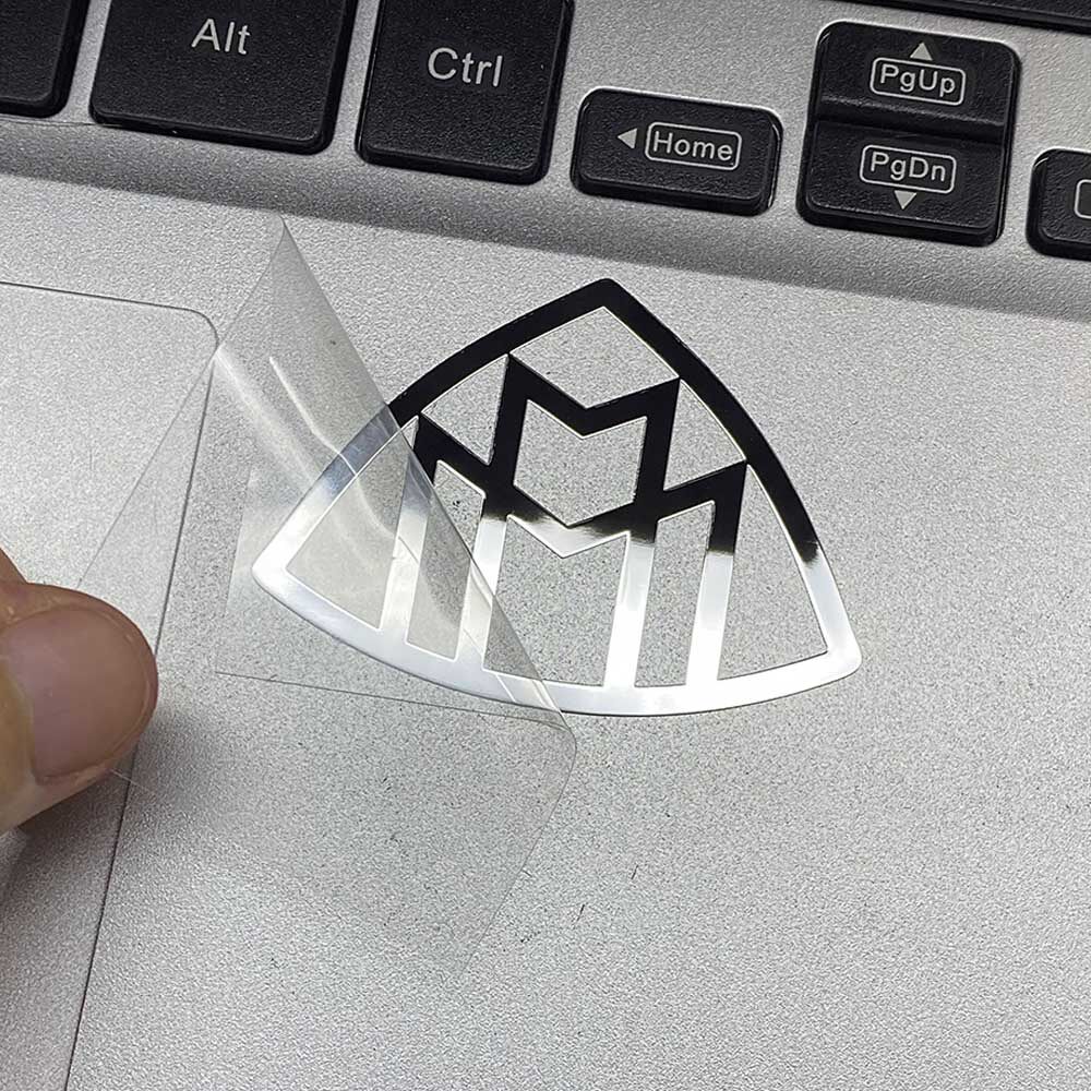 迈巴赫汽车金属贴奔驰手机个性装饰贴摩托电动车贴纸 刮痕遮挡贴