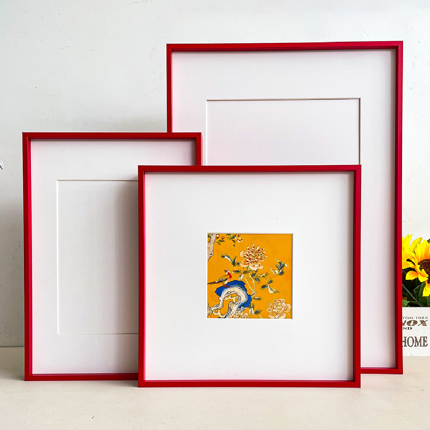 红色铝合金相框空框挂墙窄边画框装裱带卡纸留白拼图框海报框,家居饰品,相框/画框,淘宝优惠券,粉丝福利购,淘宝优惠卷