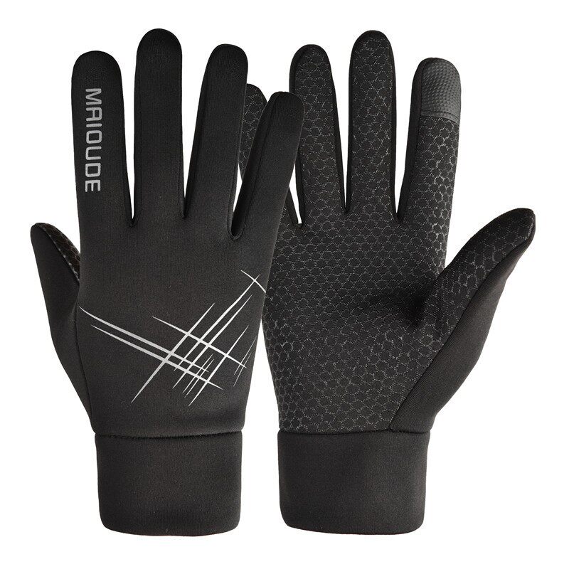 GLOVES FOR WOMEN WINTER RIDING ELECTRIC CAR WINDPROOF WARM AND WINDPROOF DRIVING ANTI-SKID TOUCH SCREEN WINTER CYCLING GLOVES MEN