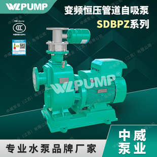 300中威泵业WLPUMP变频恒压管道自吸增压泵深井 SDBPZ150
