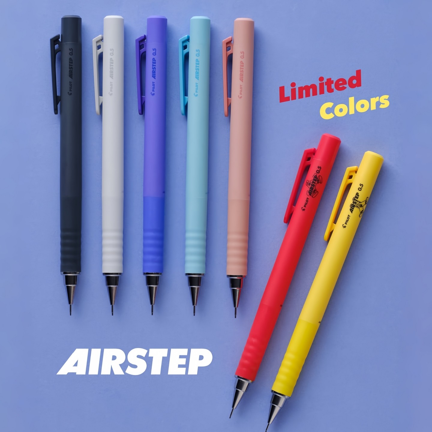 新机能 日本PILOT百乐AIRSTEP自动出芯铅笔限定彩色杆活动铅笔0.5,文具电教/文化用品/商务用品,铅笔/自动铅笔,淘宝优惠券,粉丝福利购,淘宝优惠卷