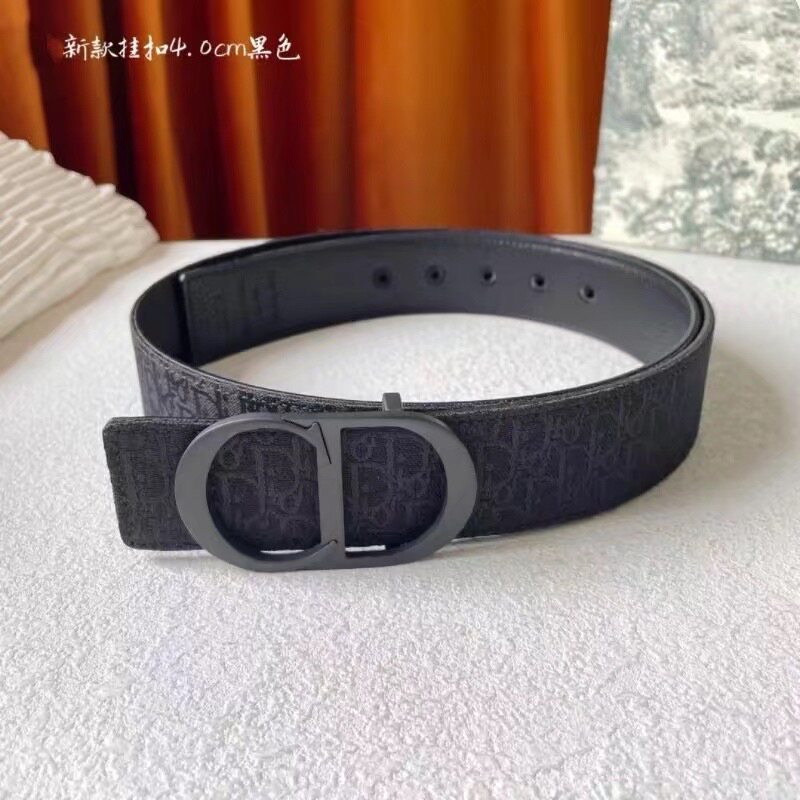 黑色字母扣男皮带时尚复古印花真皮腰带欧洲站经典百搭流行裤腰带