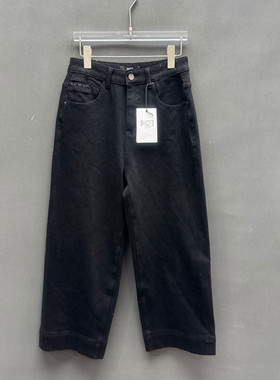 欧洲站2025冬季新款时尚高腰纯色简约加绒休闲裤女款欧货80975