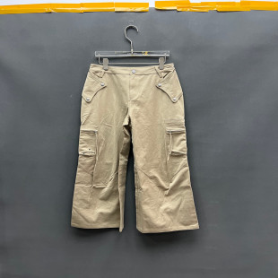 新款 女款 时尚 风多口袋休闲裤 欧货3743 高腰纯色工装 欧洲站2026春季