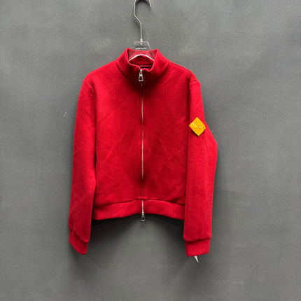 欧洲站2025冬季新款时尚立领拉链纯色简约休闲外套女款欧货8080