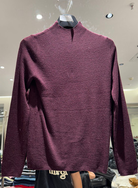 欧洲站2025秋冬新款时尚半高领长袖纯色简约针织衫女款欧货25819