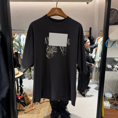 欧洲站2026春摇滚印花T恤女款