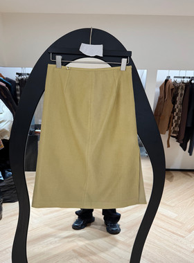 欧洲站2026春季新款时尚高腰纯色气质修身半身裙女款欧货86209