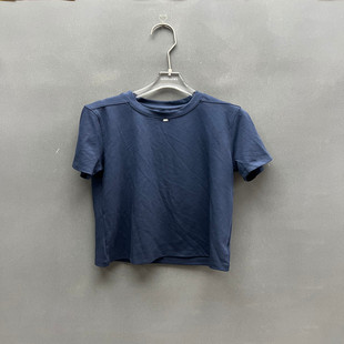 欧洲站2026春季新款时尚圆领纯色简约风修身短袖T恤女款欧货1966P