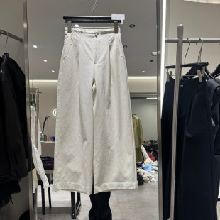 女款 欧洲站2026春季 松紧腰纯色简约风宽松休闲裤 时尚 欧货5501 新款