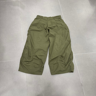 新款 女款 时尚 休闲裤 欧货 高腰纯色宽松多口袋工装 欧洲站2026春季