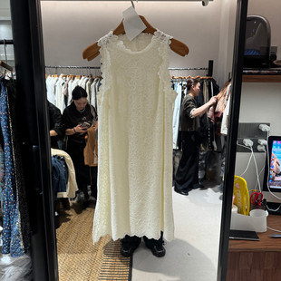 圆领蕾丝拼接背心连衣裙女款 时尚 欧货1252 新款 欧洲站2026春季