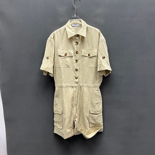欧洲站夏季工装多口袋连体裤女