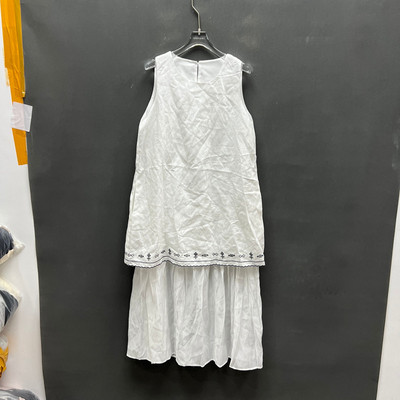 欧洲站夏季假两件无袖连衣裙