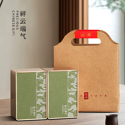 新款金属铁罐创意方形密封茶叶罐红茶绿茶龙井茶通用茶叶包装定制