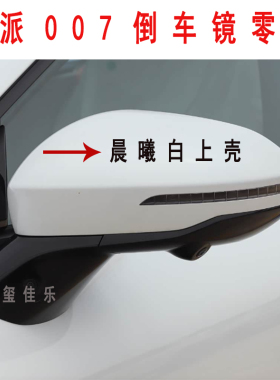 适配奕派007eπ007原装带摄像头后视镜外壳转向灯镜片倒车镜外盖