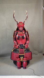 日本武士盔甲真人可穿戴日式甲胄战国武将真田幸村铠甲轻奢摆件
