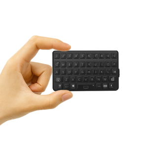 暗黑行者EXknight复古触感迷你蓝牙小键盘三系统通用黑莓风格