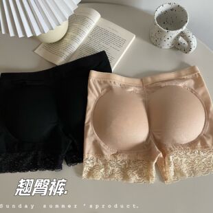透气安全打底裤女夏季薄款收腹提臀短裤防走光内穿裤子蕾丝塑身裤