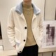 秋冬季 ins棉衣 冬装 羊羔绒外套男士 加绒加厚棉服棉袄潮牌清新大码