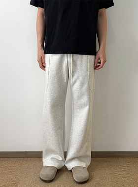 NSEEKE春夏新款卫裤男潮ins美式复古宽松直筒运动休闲长裤子抽绳