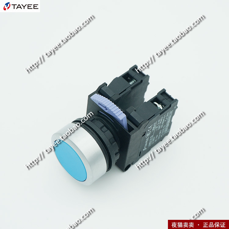 22mm自复位按钮开关LA42(V)SP-11 20 02点动按键上海天逸tayee