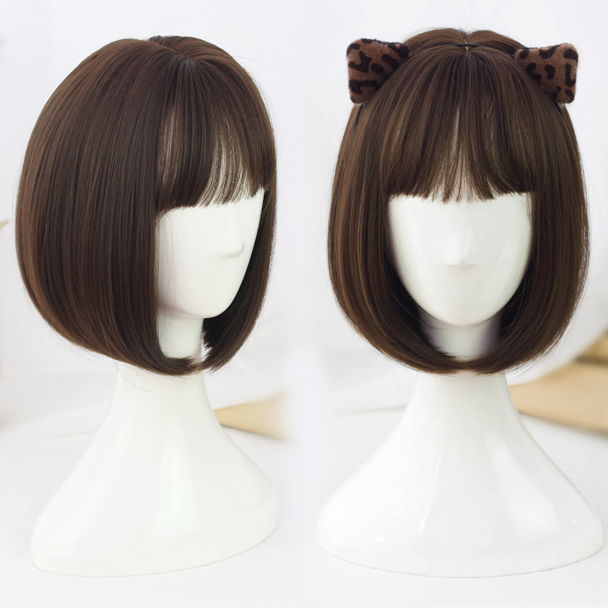 Perruque cheveux raides Court - Ref 2609157 Image 1