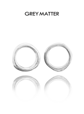 不规则熔蜡戒指金属独特