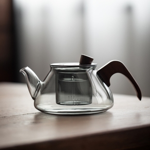 玻璃茶壶耐高温沏茶壶办公室煮茶壶功夫茶具内置滤网冲茶器