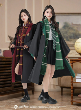 哈利魔法袍霍格沃茨学院长袍儿童巫师袍格兰芬多斯莱特林环球正版
