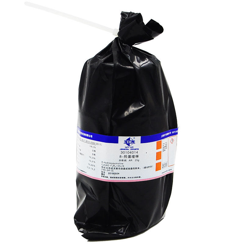 8-羟基喹啉分析纯 ar25g/瓶,≥99.