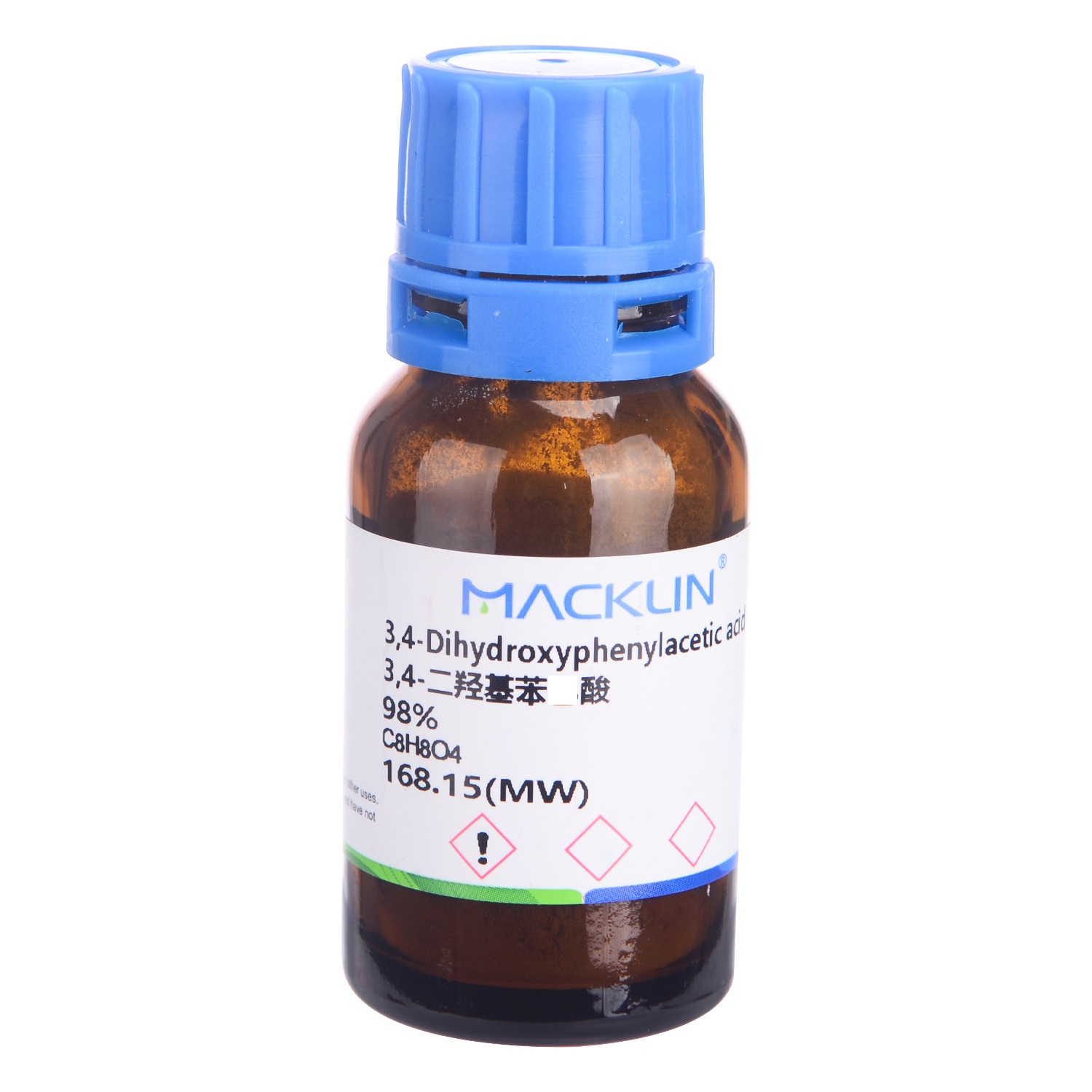 麦克林3，4-二羟基本yi酸 5g 98% 干燥密封保存化学试剂 Macklin实验室试剂102-32-9