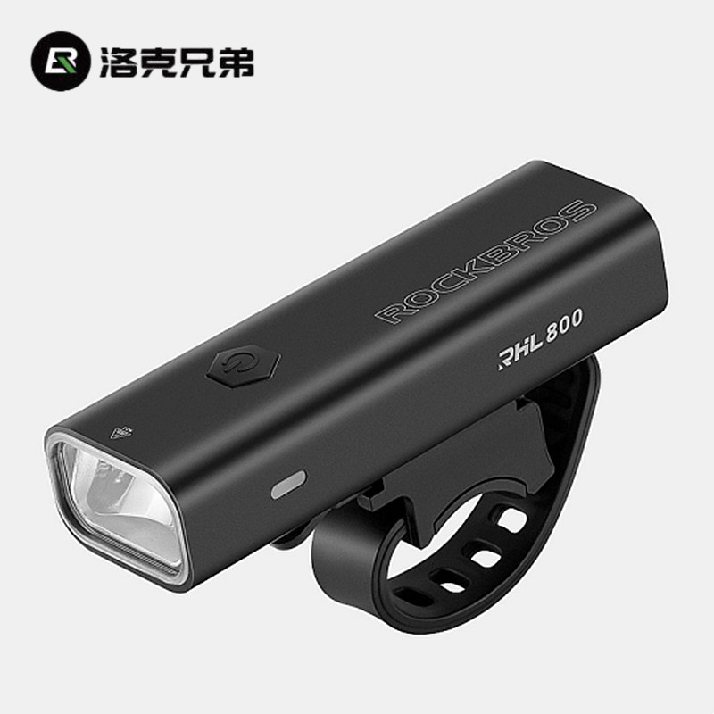 洛克兄弟高亮自行车前灯骑行装备