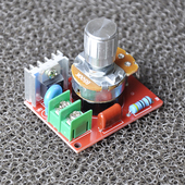 调速器板可调电机38 交流220V 1200W800W调光调速开关 50配钮螺丝