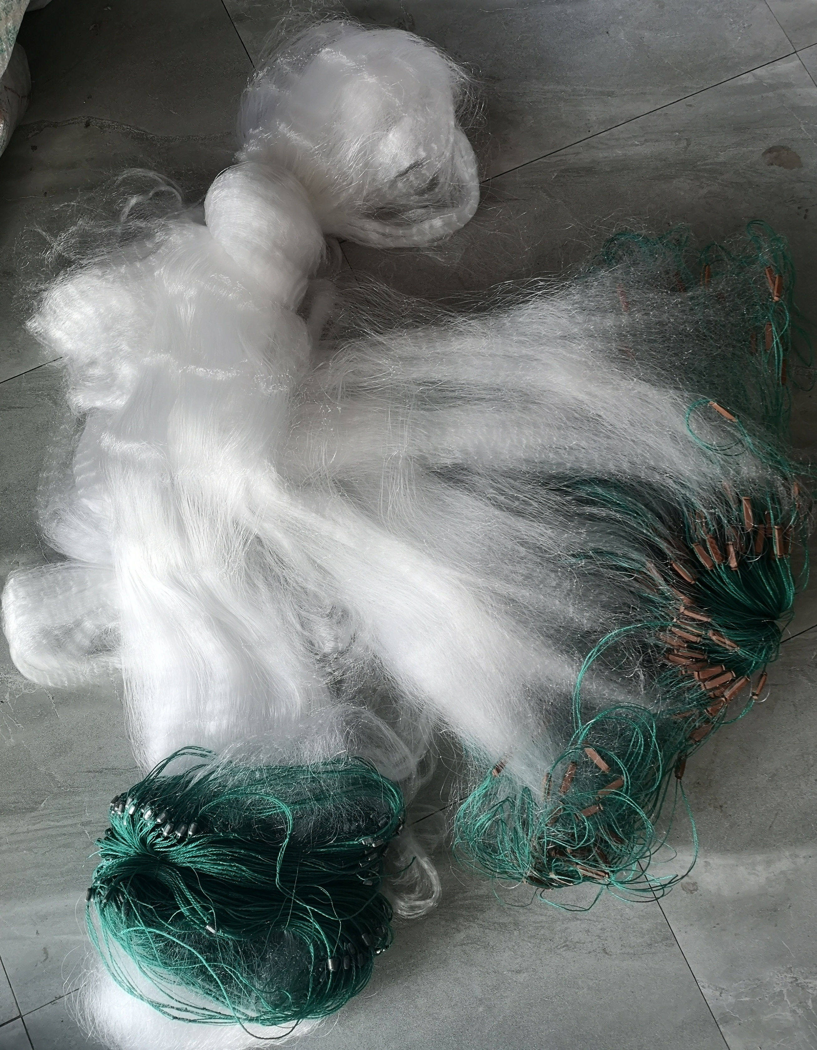 刀鱼专用专业高网鱼网大河网粘网刀鱼白条渔网小眼鱼三层网