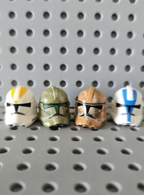 乐高Lego 星战 克隆士兵 头盔 11217pb01 03 06 08  09 12 配件