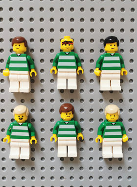 LEGO 乐高 运动系列 soc 足球运动员 绿队人仔