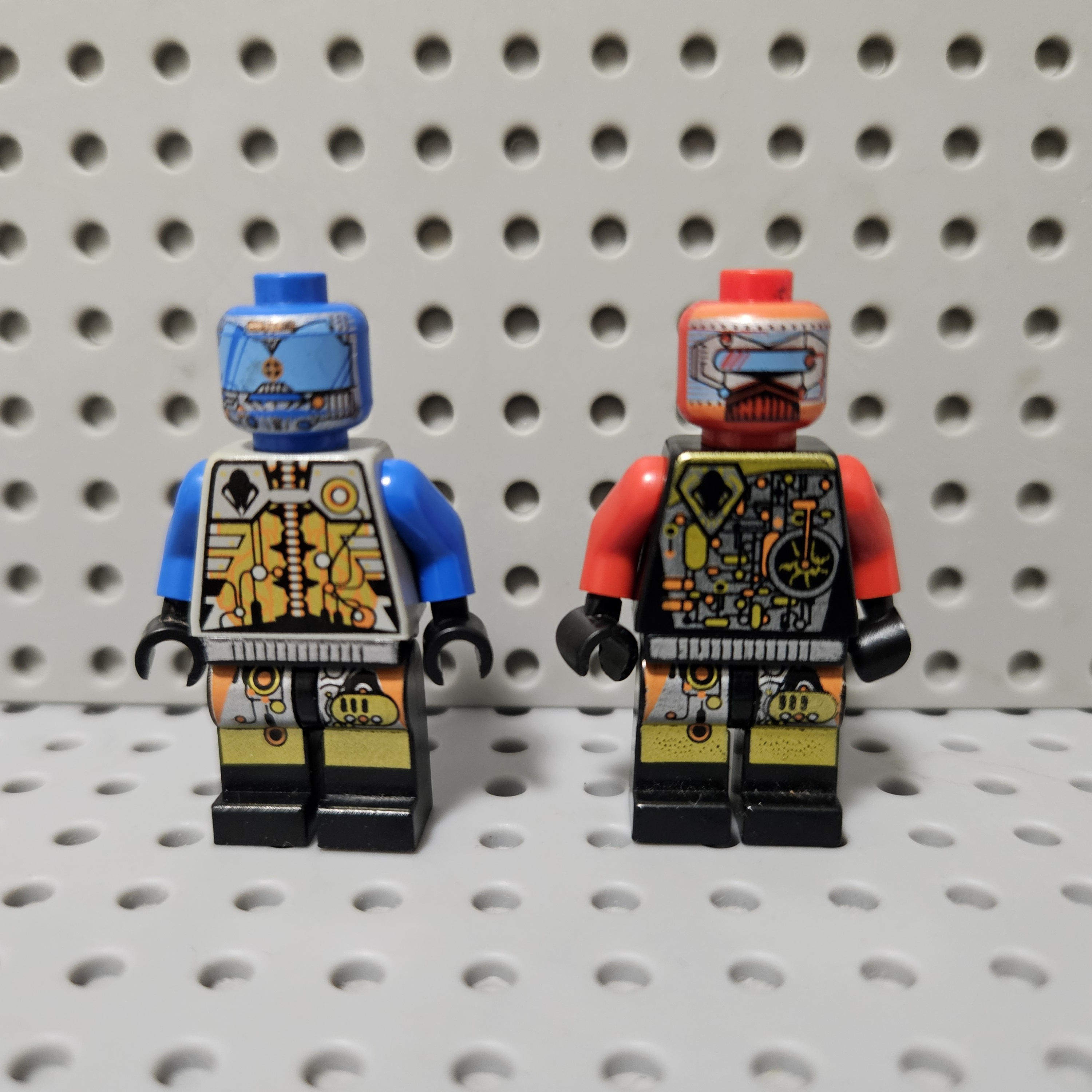 LEGO乐高 太空系列 UFO人仔 红蓝机器人 sp043 sp044 外星人