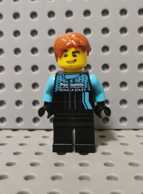 LEGO 方程式 乐高赛车人仔 捷豹 sc079 男赛车手 76898
