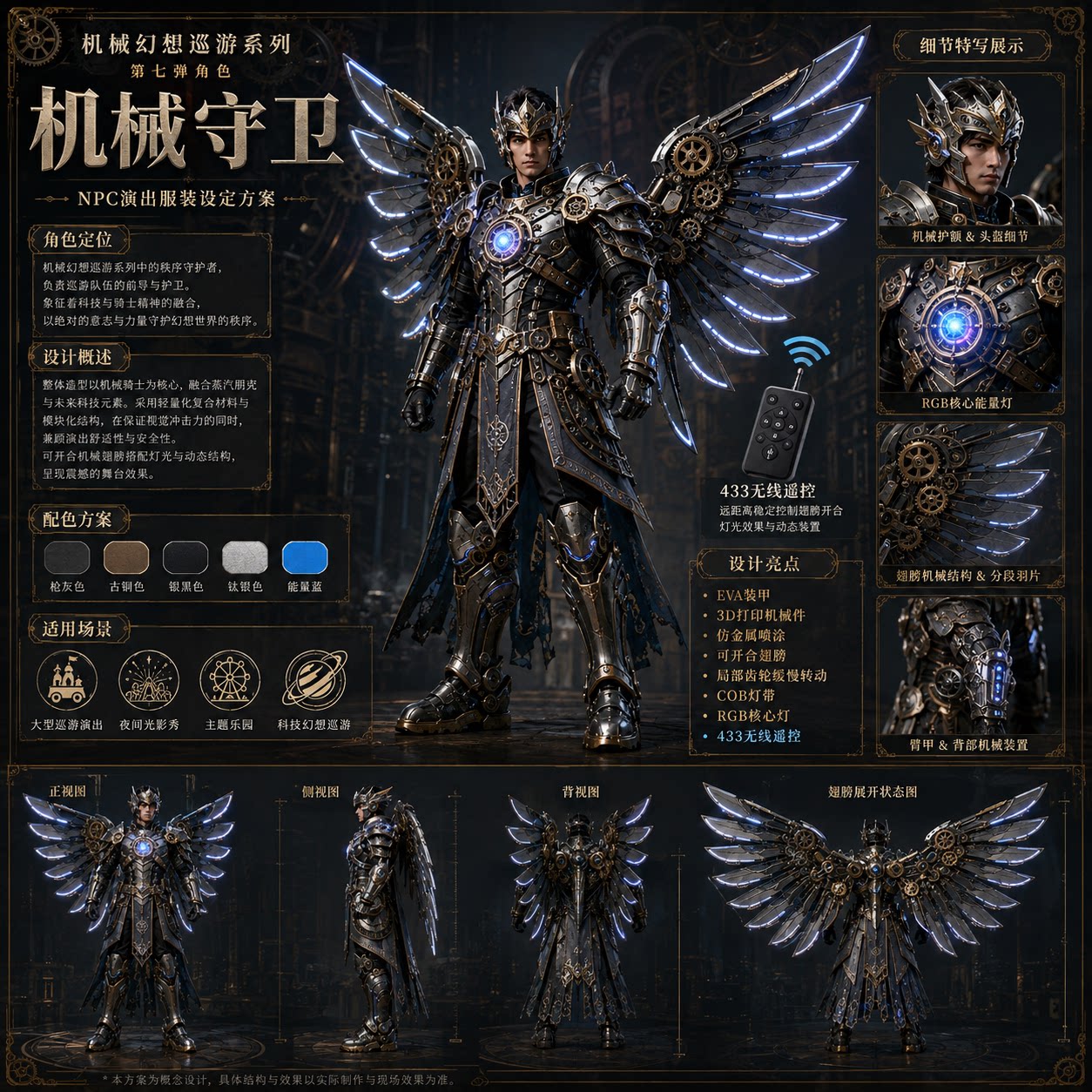 丽晨达羽机械幻想NPC巡游演出服图片