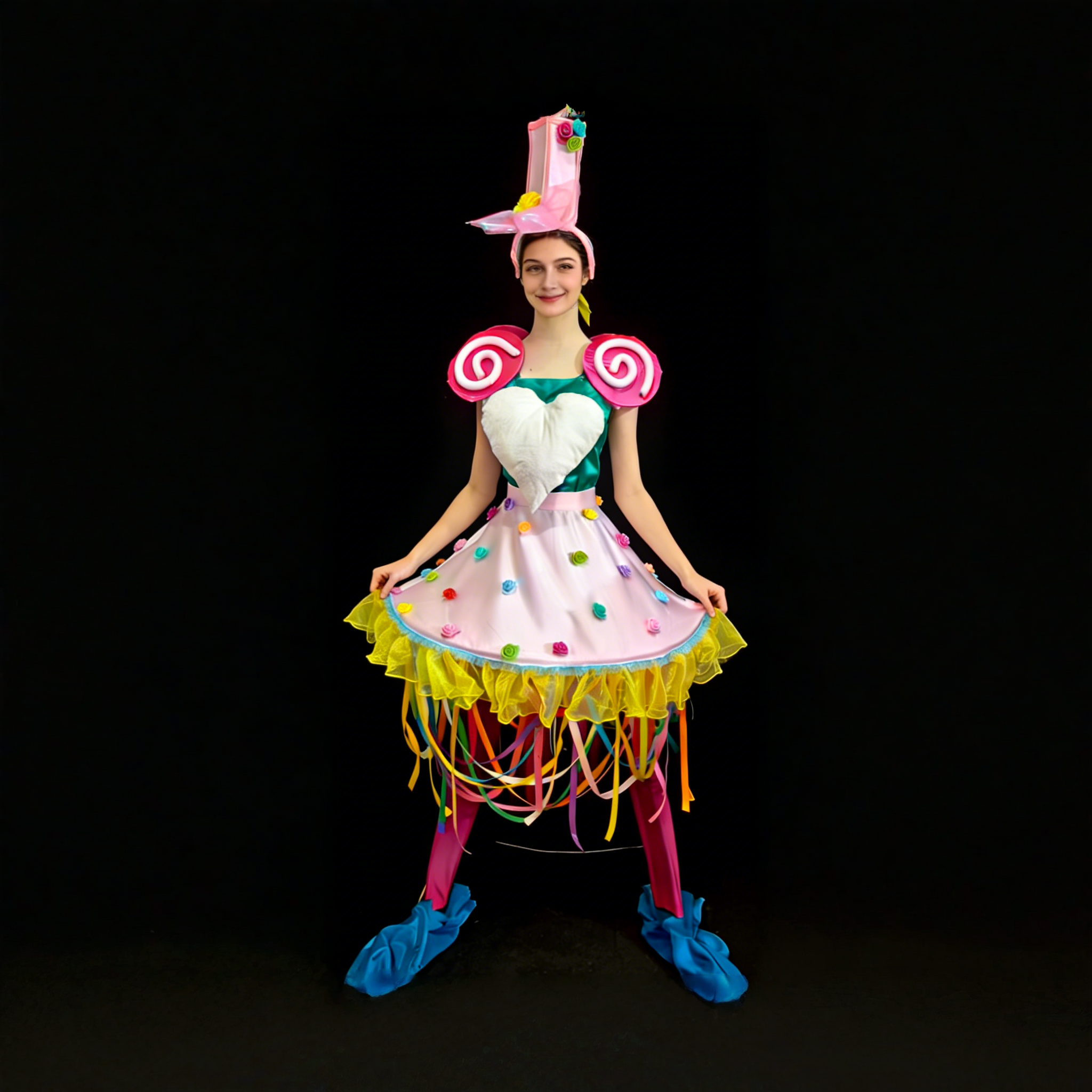 丽晨达羽糖果主题演出服