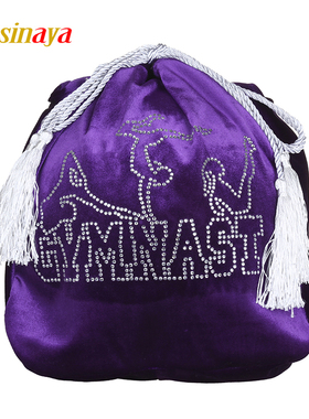 福诺 24色丝绒体操球包 专用保护包  配件包  收纳口袋 弹力 烫钻