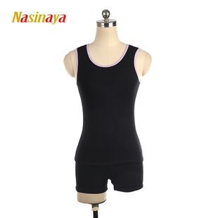 福诺定制儿童成人花样滑冰服训练服桃心背心短裤套装
