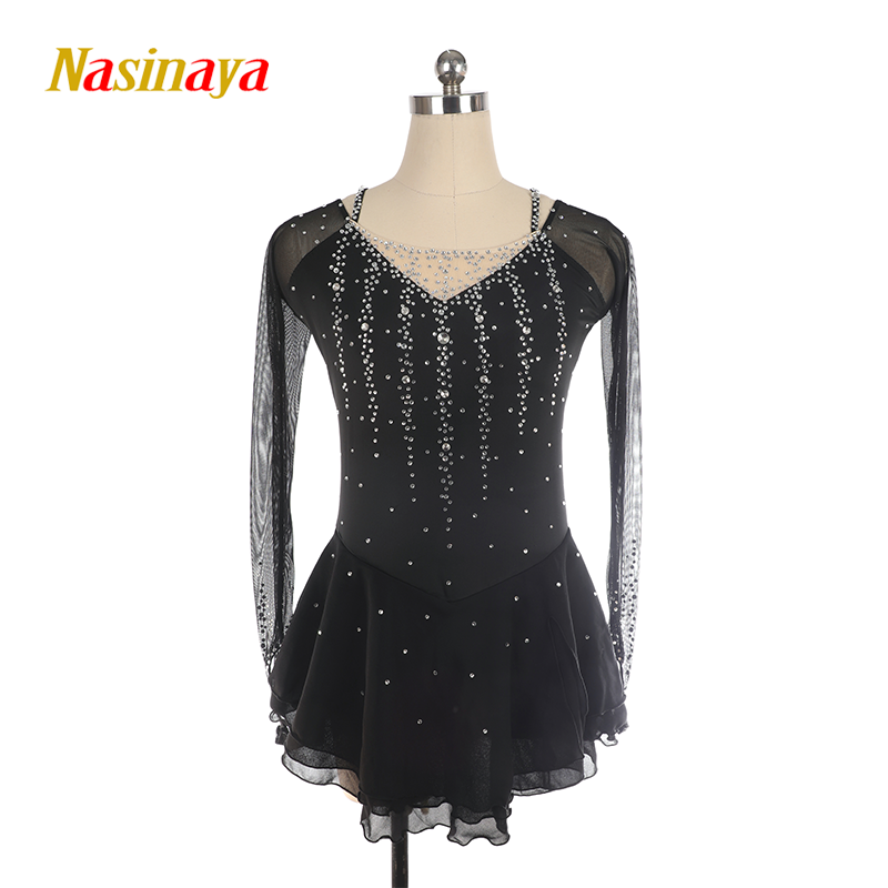 福诺定制女童成人花样滑冰服表演比赛考级裙舞台钻闪纯色裙,运动/瑜伽/健身/球迷用品,滑冰服,淘宝优惠券,粉丝福利购,淘宝优惠卷