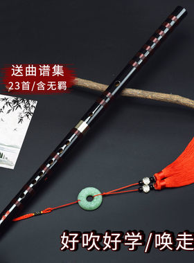魔道陈情二节苦竹竹笛儿童横笛专业初学高级笛子成人萧笛乐器
