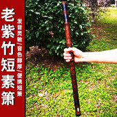 紫竹一节老料短素洞箫专业演奏考级短箫F成人初学八孔G调箫笛乐器