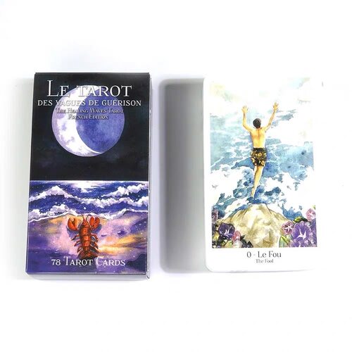 英文疗愈波塔罗牌 the healing waves tarot10.3*6左右