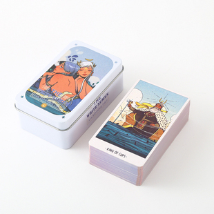 【铁盒版】10*6*4白努曼神圣灵兽White Numen Sacred AnimalTarot