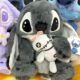 新款 限定史迪仔玩偶史迪奇毛绒玩具史迪仔玩偶灰色公仔情人节礼物